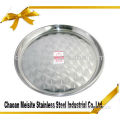 Best-selling new item!!metal fruit dish/round mirror polish plates/metal candy dish